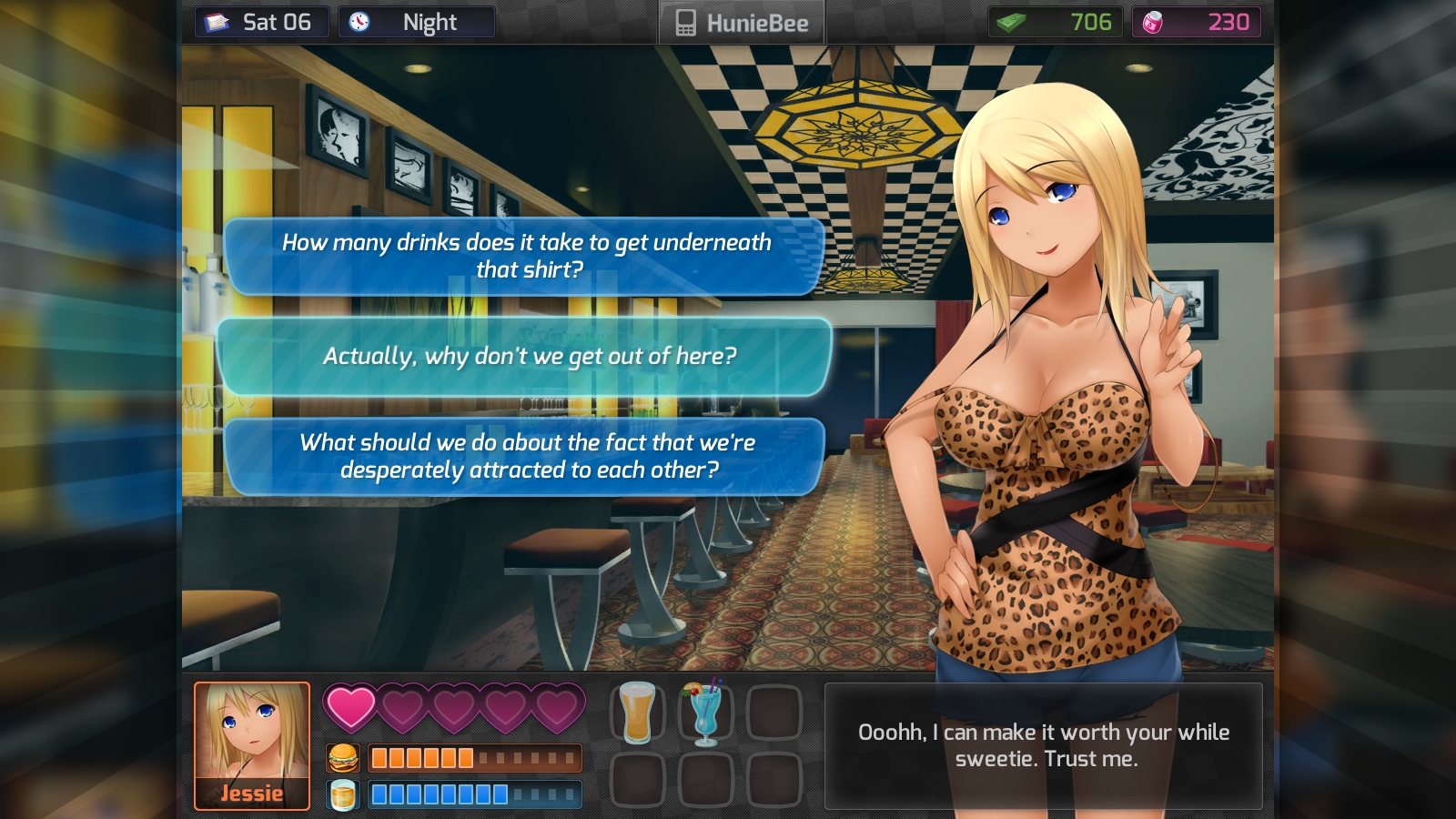 Скриншот из игры HuniePop под номером 3