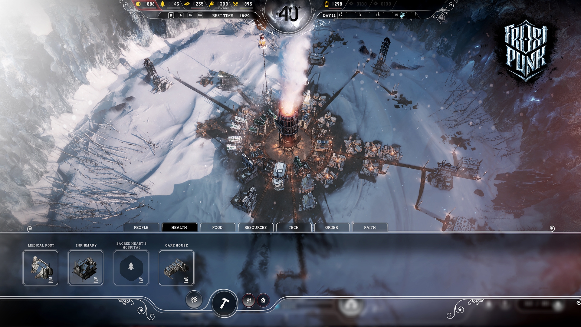 Скриншот из игры Frostpunk под номером 1