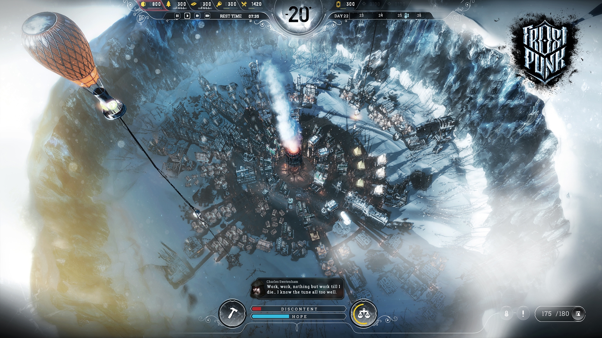 Скриншот из игры Frostpunk под номером 3