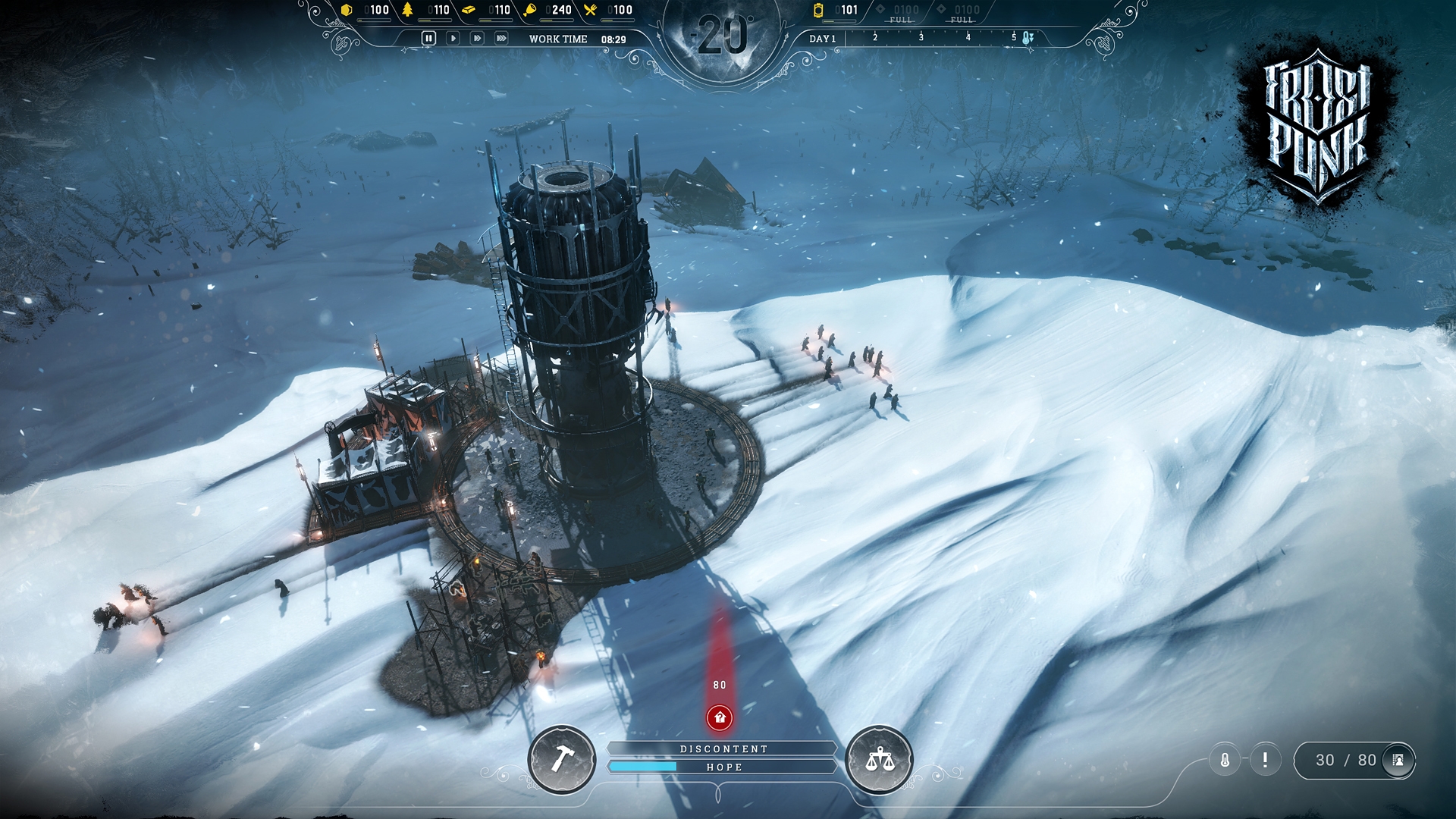 Скриншот из игры Frostpunk под номером 5
