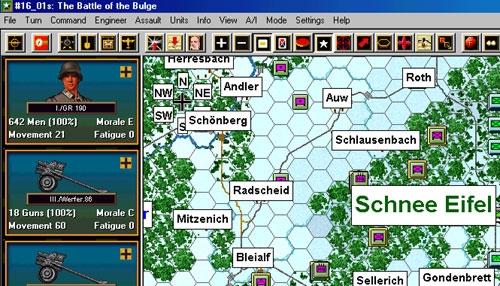 Скриншот из игры Panzer Campaigns: Bulge 