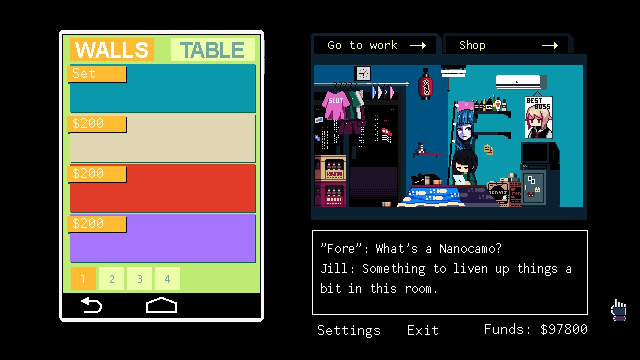 Скриншот из игры VA-11 Hall-A: Cyberpunk Bartender Action под номером 5