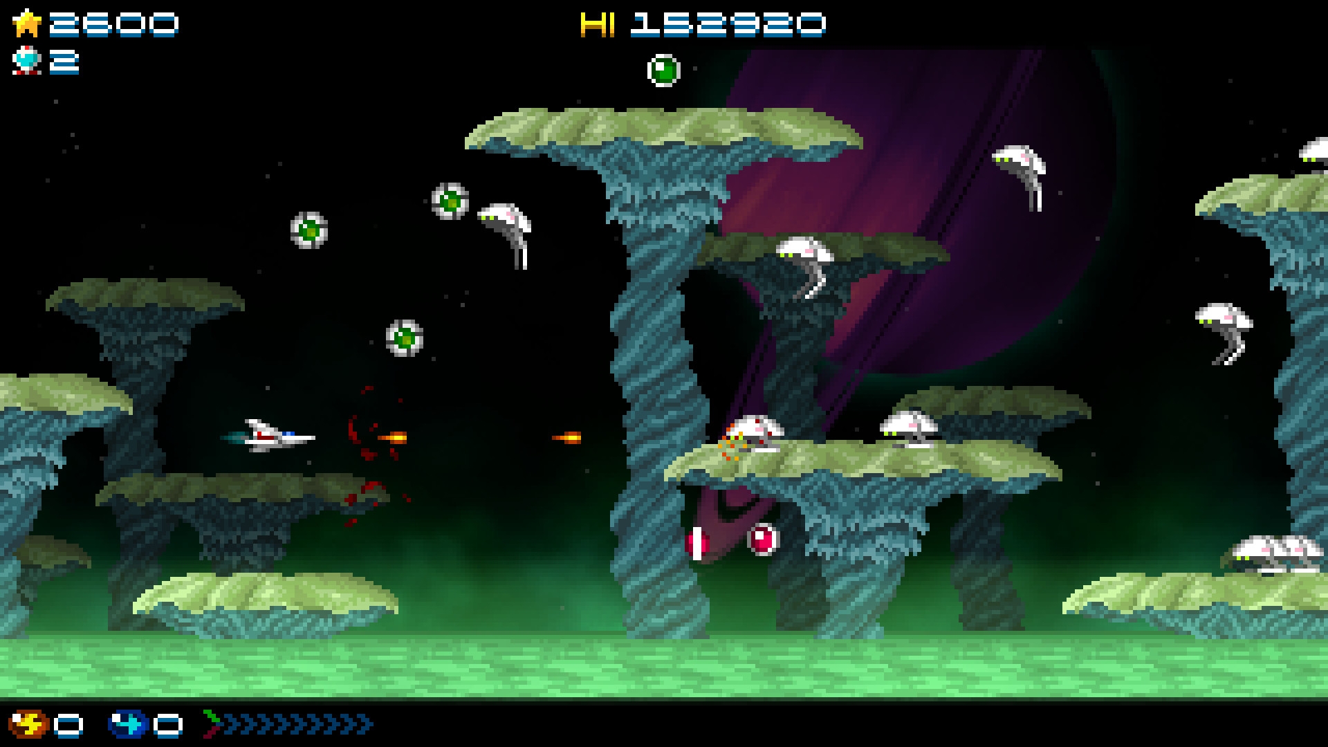 Скриншот из игры Super Hydorah под номером 1