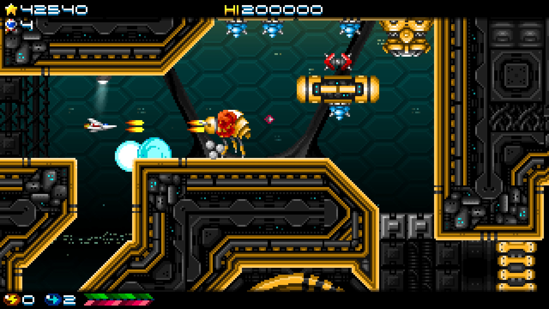 Скриншот из игры Super Hydorah под номером 2