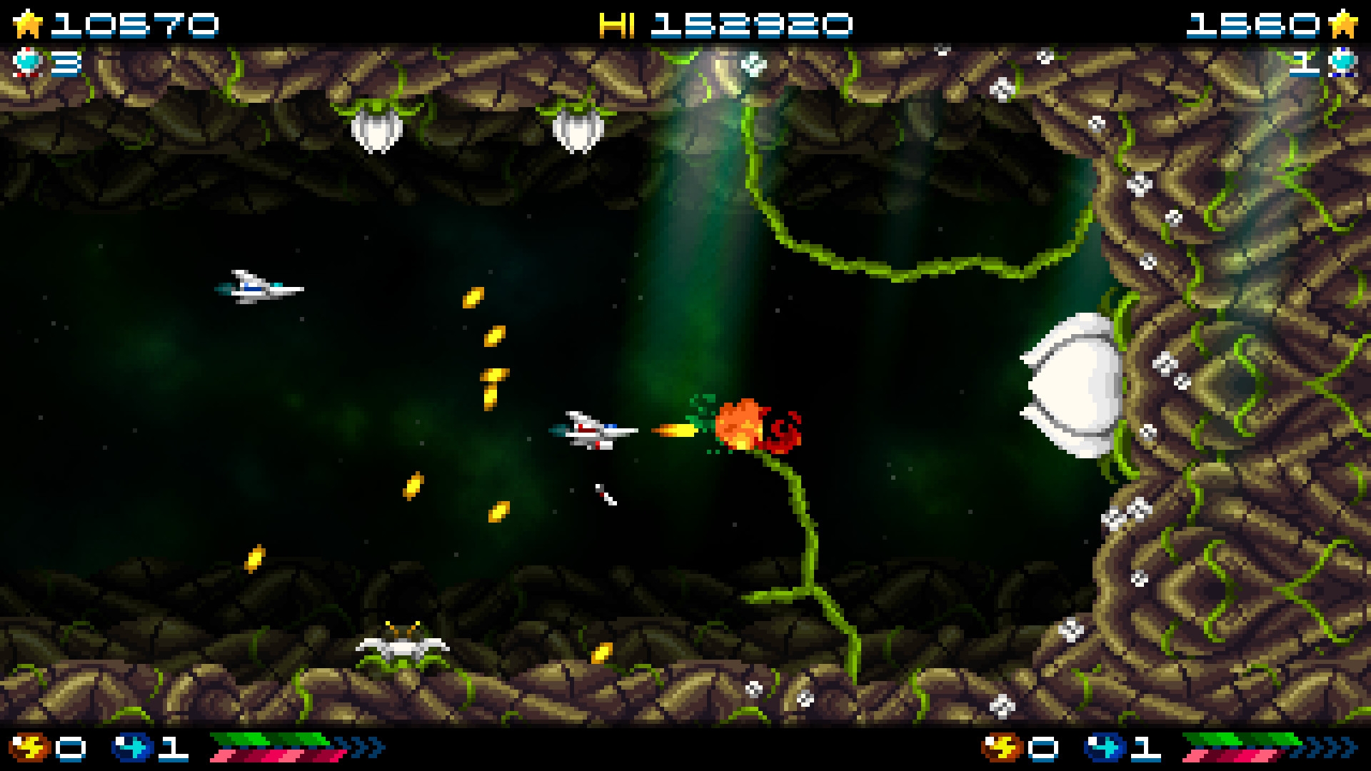 Скриншот из игры Super Hydorah под номером 4