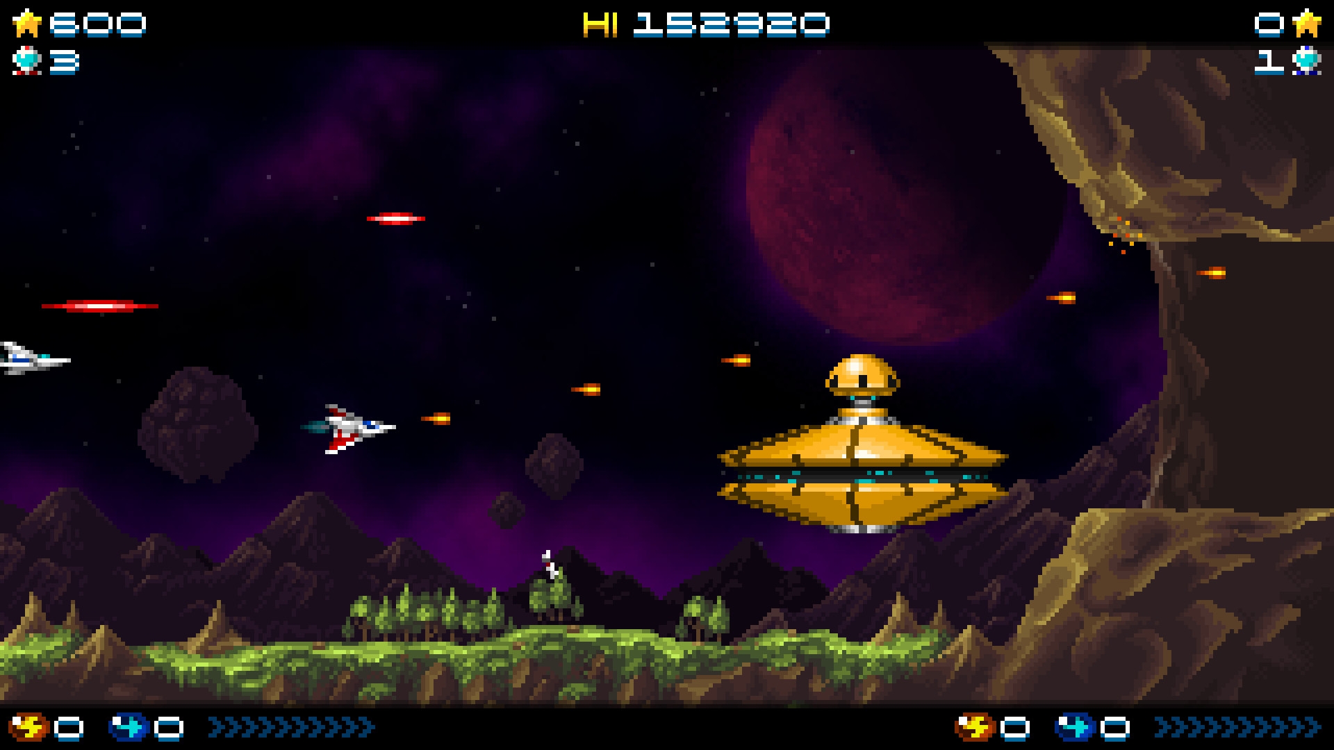 Скриншот из игры Super Hydorah под номером 7