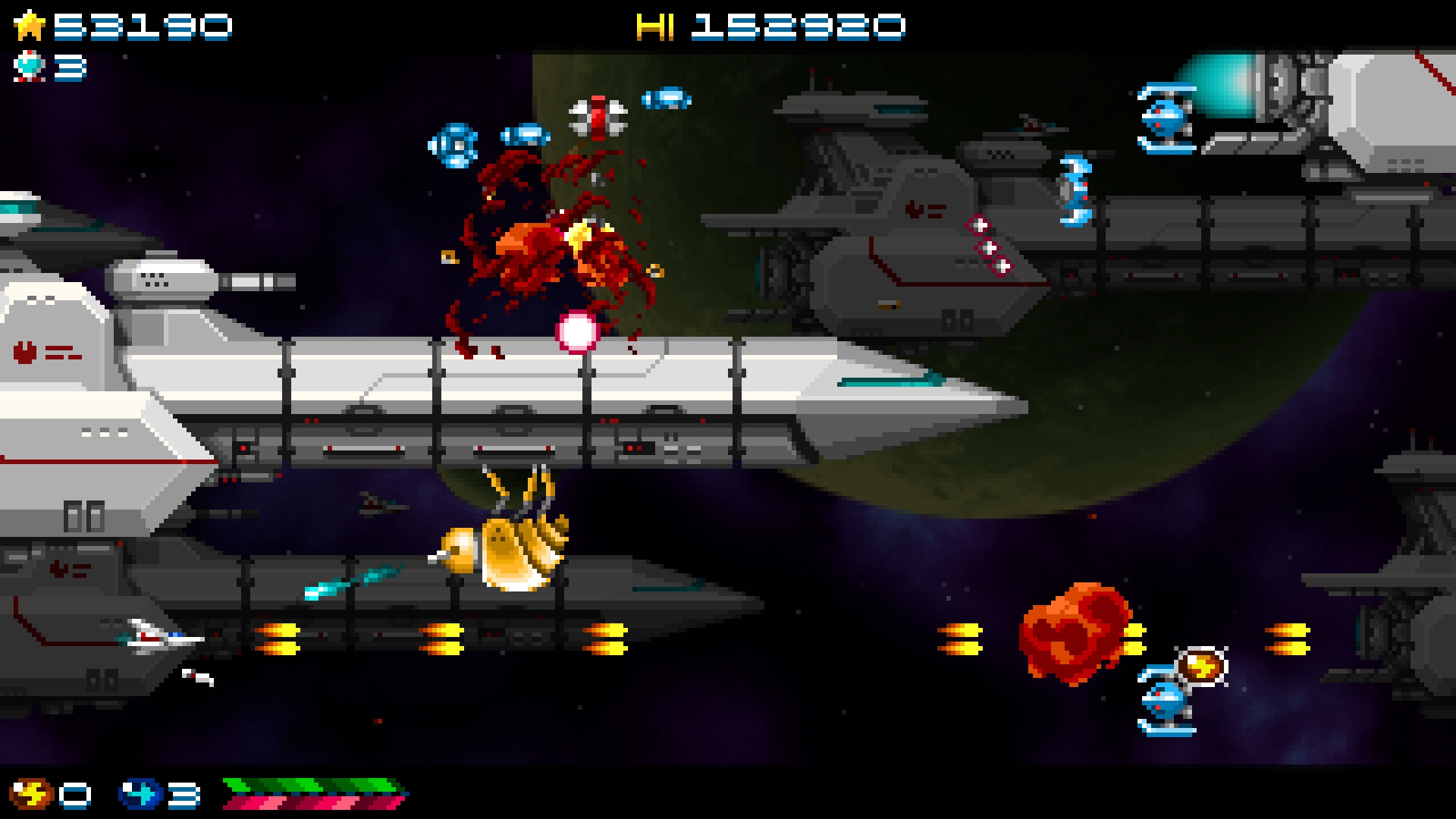 Скриншот из игры Super Hydorah под номером 9