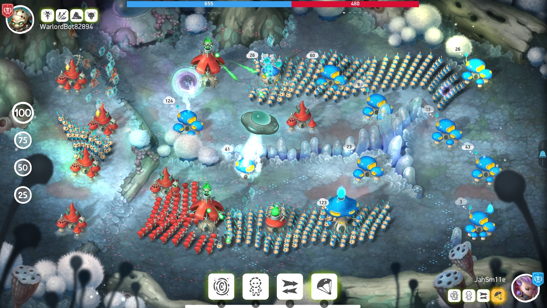 Скриншот из игры Mushroom Wars 2 под номером 5