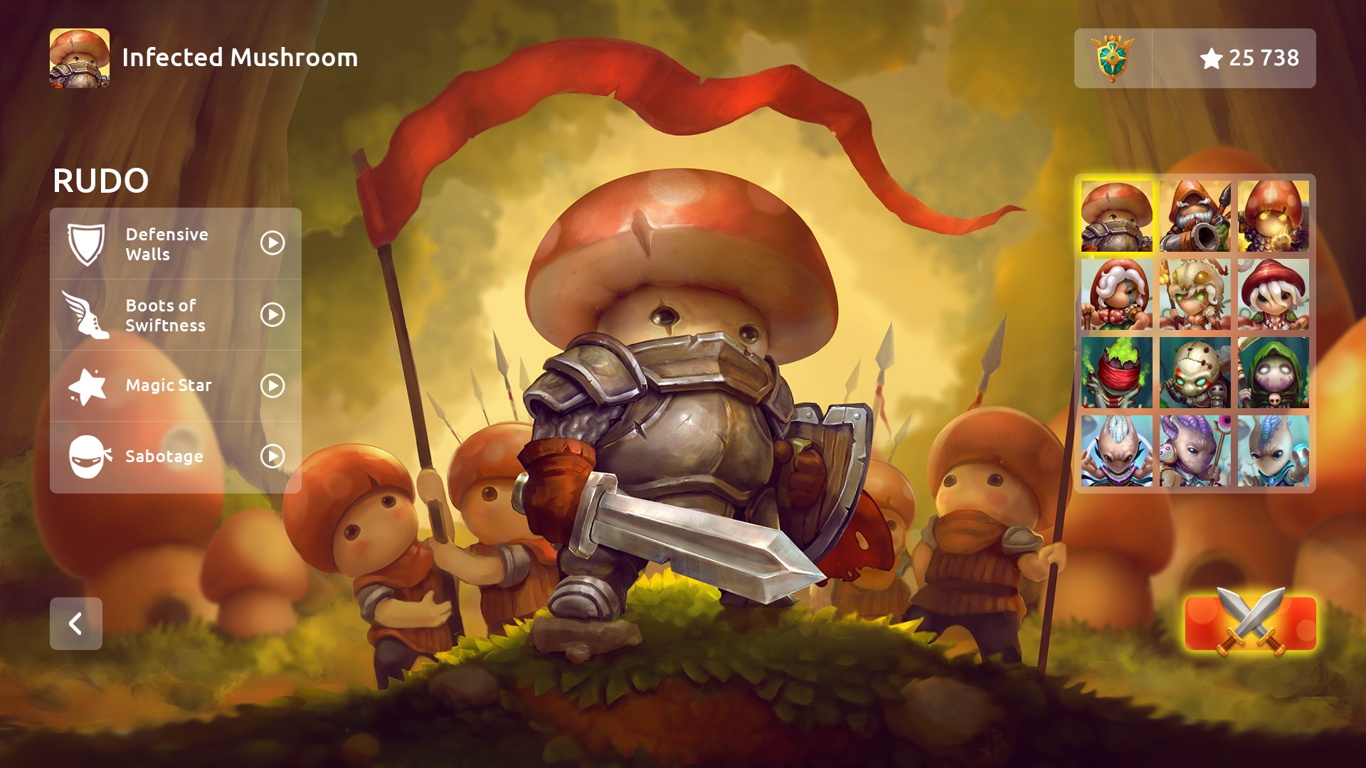 Скриншот из игры Mushroom Wars 2 под номером 9