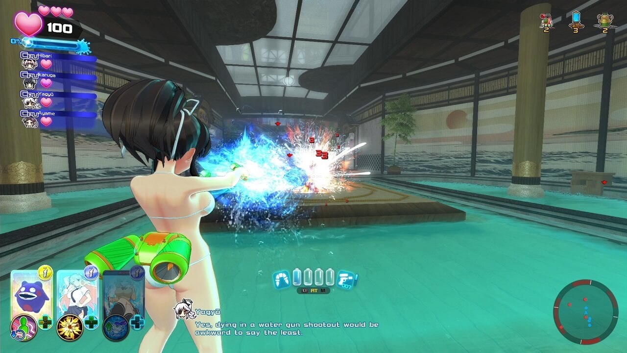 Скриншот из игры Senran Kagura: Peach Beach Splash под номером 2