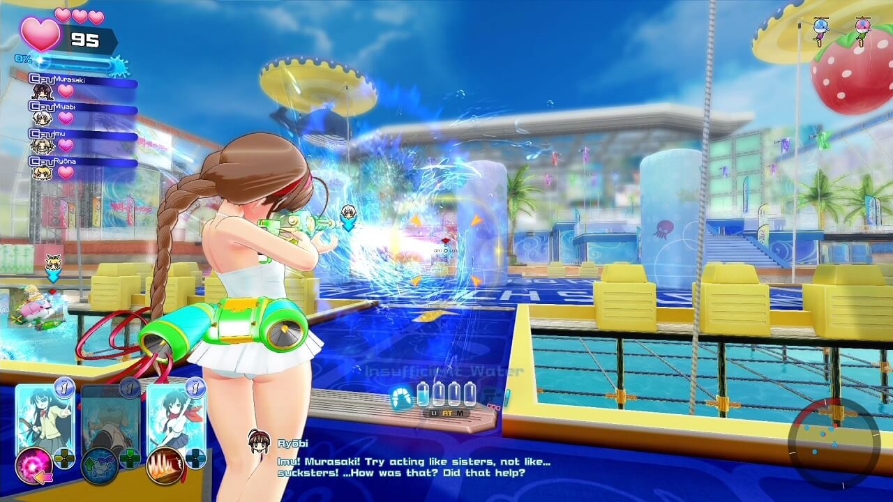 Скриншот из игры Senran Kagura: Peach Beach Splash под номером 5
