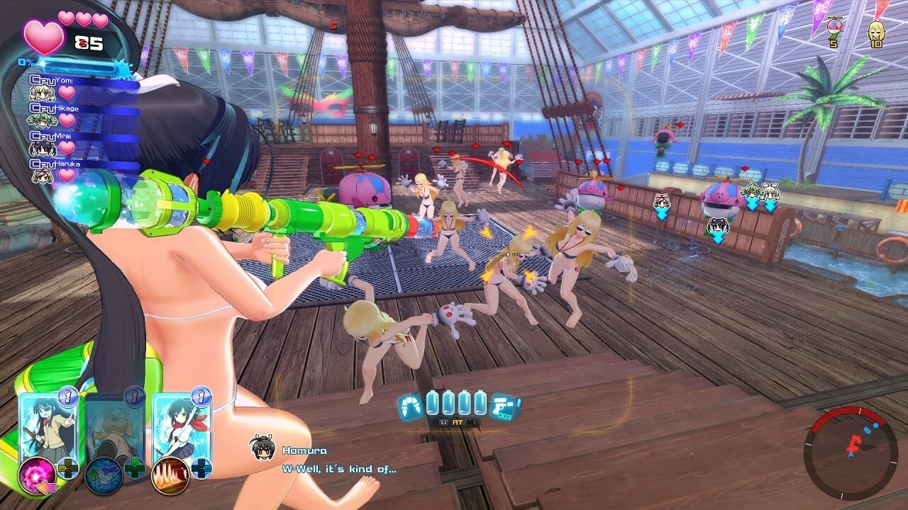 Скриншот из игры Senran Kagura: Peach Beach Splash под номером 7