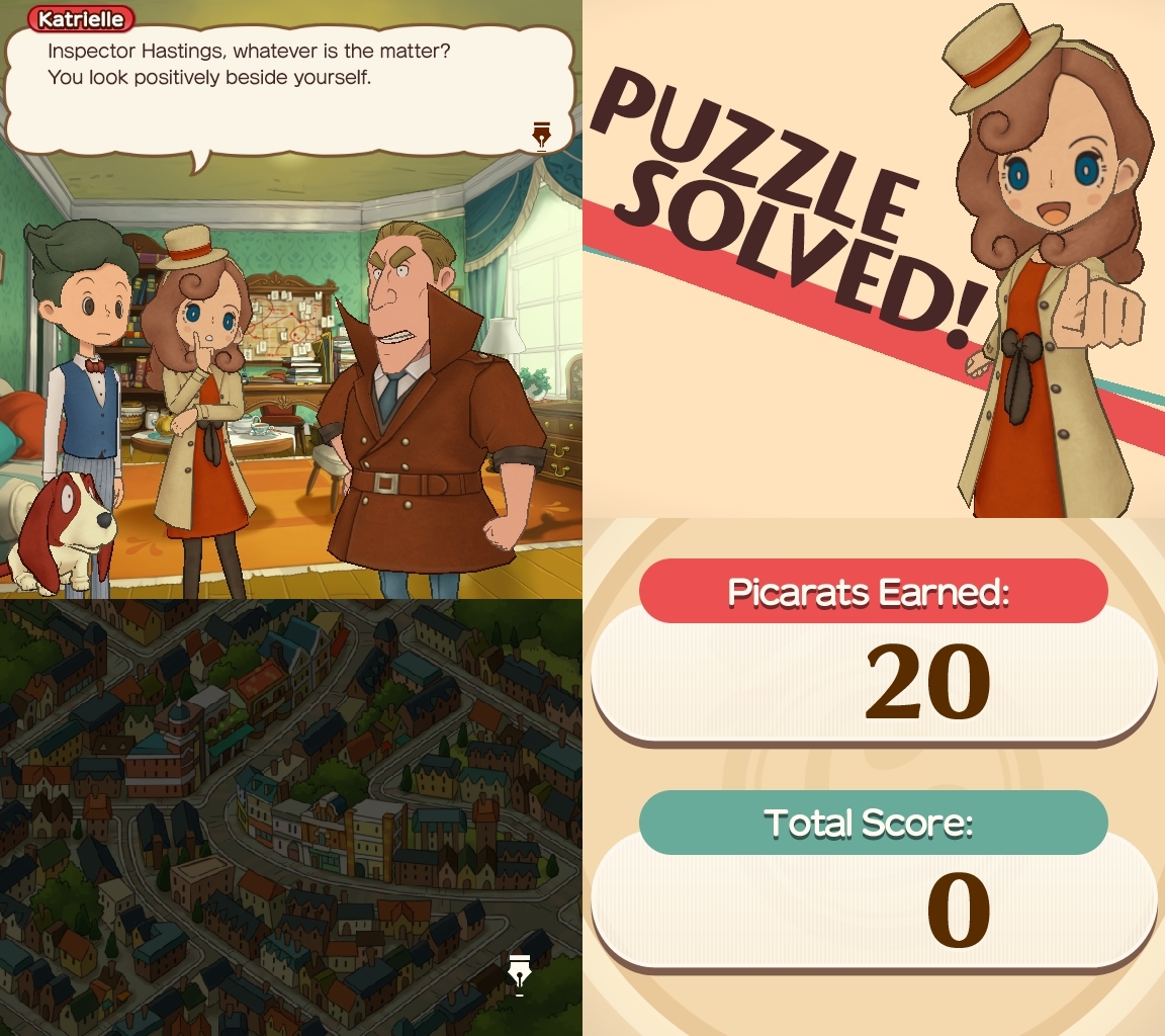 Скриншот из игры Layton
