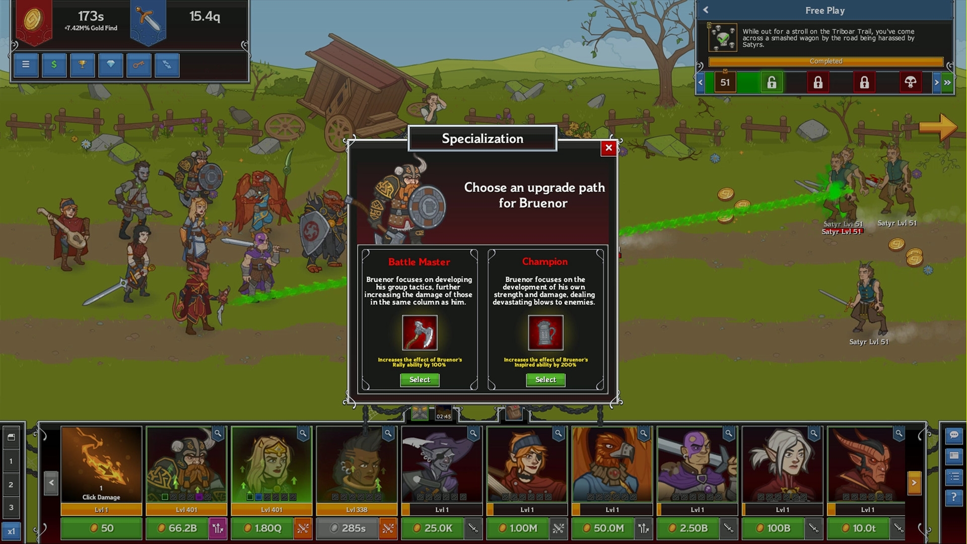 Скриншот из игры Idle Champions of the Forgotten Realms под номером 1