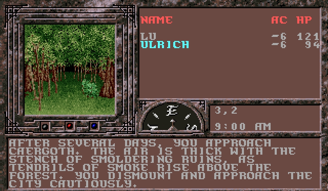 Скриншот из игры Dark Queen of Krynn под номером 22