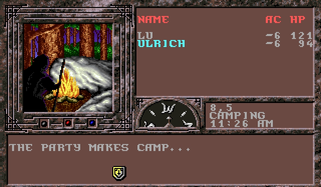 Скриншот из игры Dark Queen of Krynn под номером 24