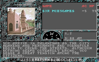 Скриншот из игры Dark Queen of Krynn под номером 47