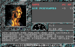 Скриншот из игры Dark Queen of Krynn под номером 48