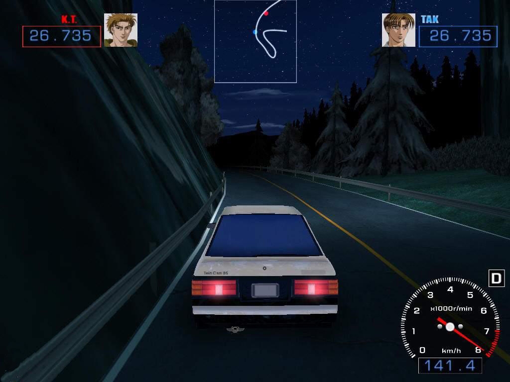 Скриншот из игры Initial D: Mountain Vengeance под номером 2