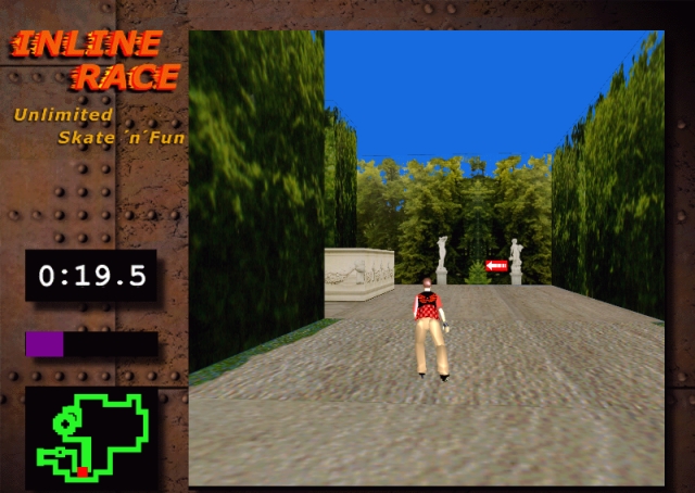 Скриншот из игры Inline Race под номером 1