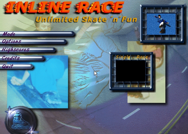 Скриншот из игры Inline Race под номером 4