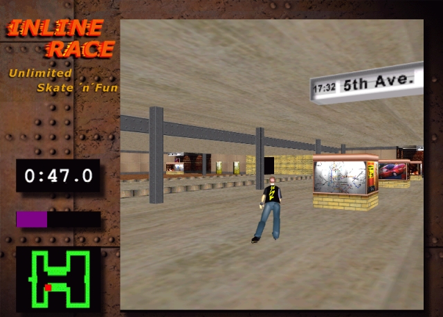 Скриншот из игры Inline Race под номером 5