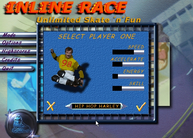 Скриншот из игры Inline Race под номером 8