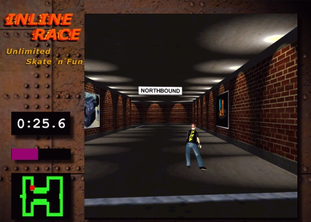 Скриншот из игры Inline Race под номером 9