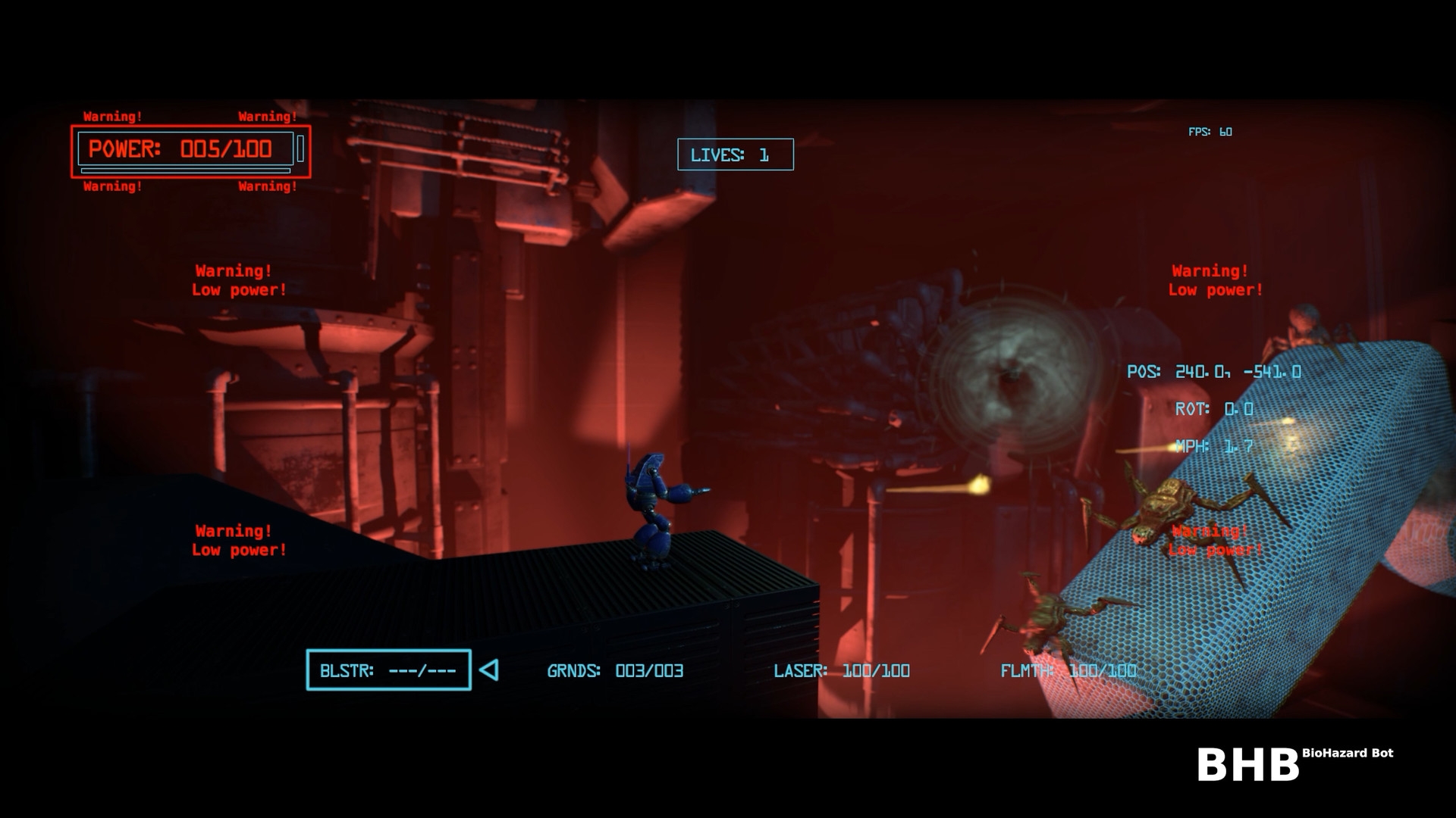 Скриншот из игры BHB: BioHazard Bot под номером 4