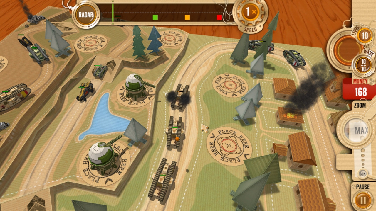 Скриншот из игры War in a Box: Paper Tanks под номером 1