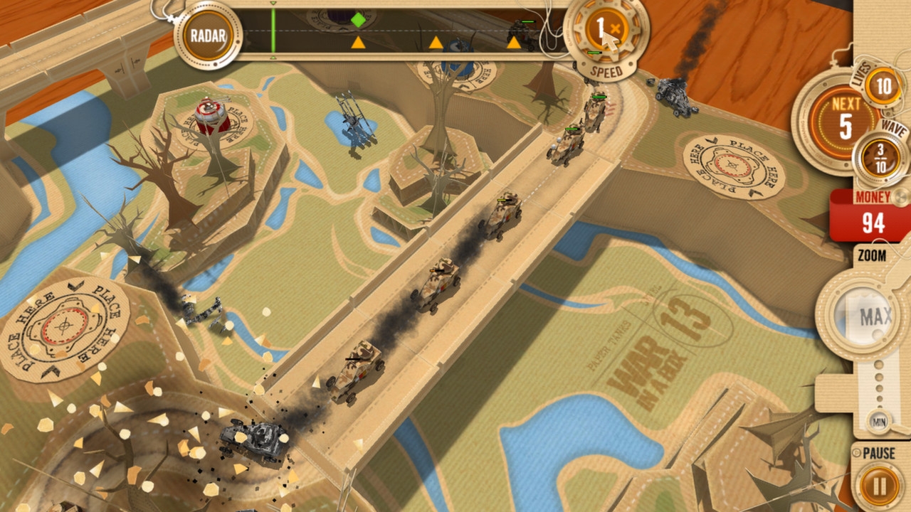 Скриншот из игры War in a Box: Paper Tanks под номером 2