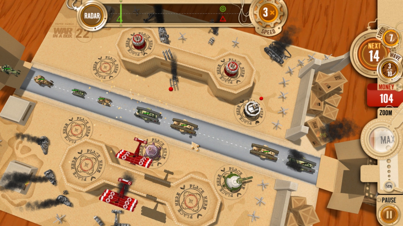 Скриншот из игры War in a Box: Paper Tanks под номером 4