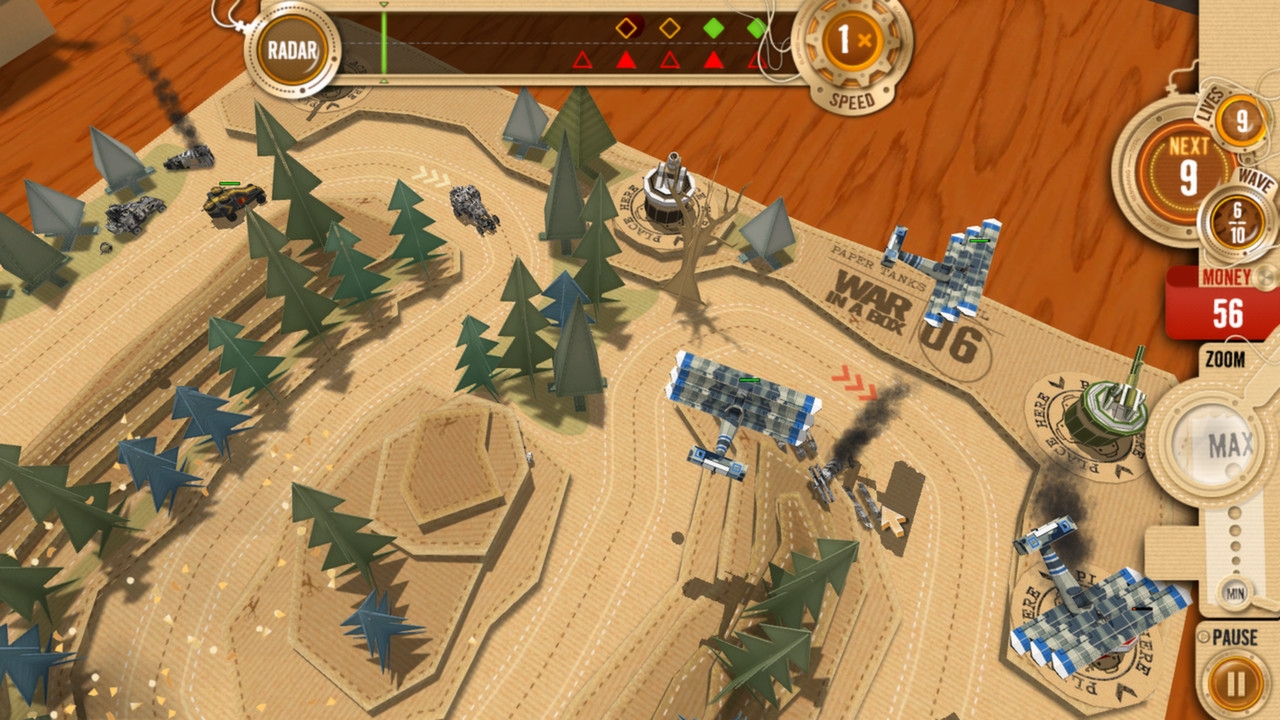 Скриншот из игры War in a Box: Paper Tanks под номером 5
