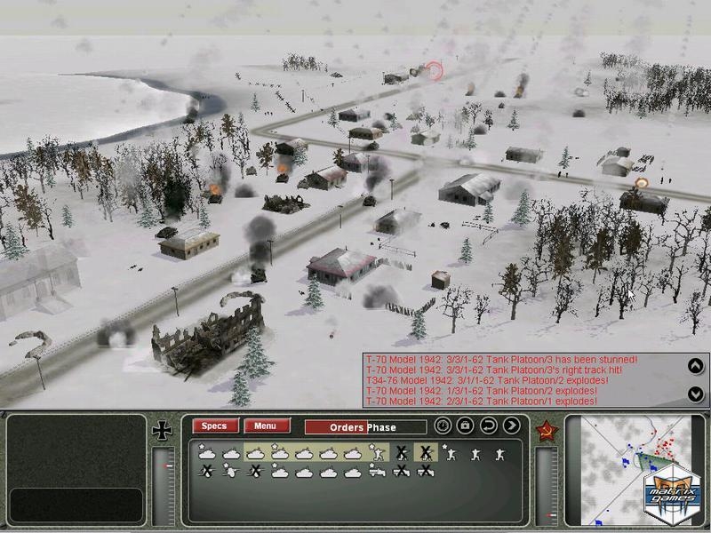 Скриншот из игры Panzer Command: Operation Winter Storm под номером 1