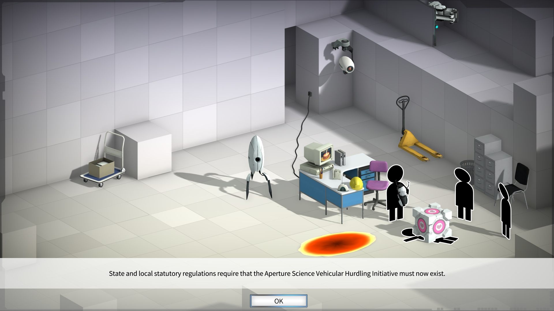 Скриншот из игры Bridge Constructor Portal под номером 1