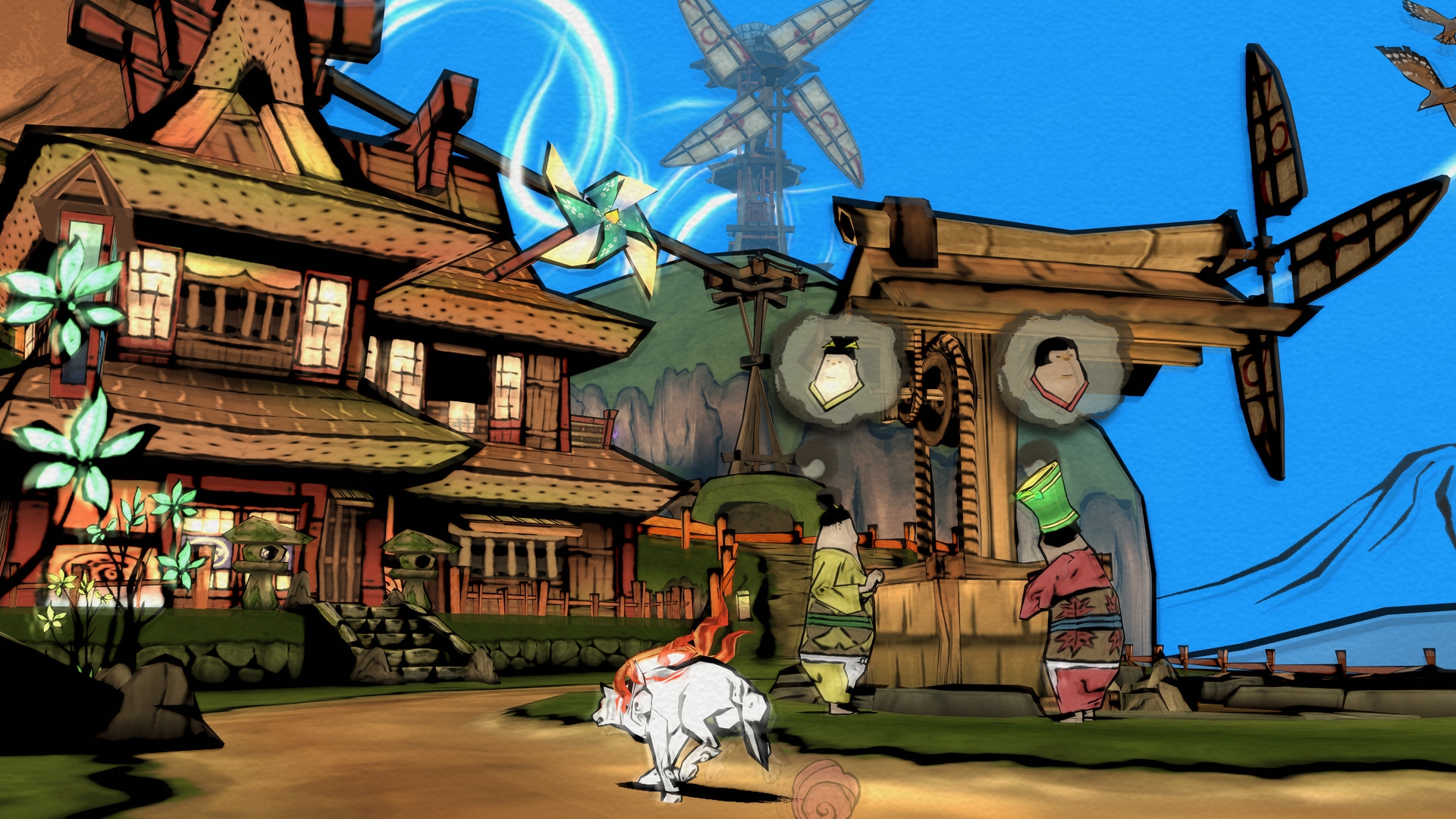 Скриншот из игры Okami HD под номером 1