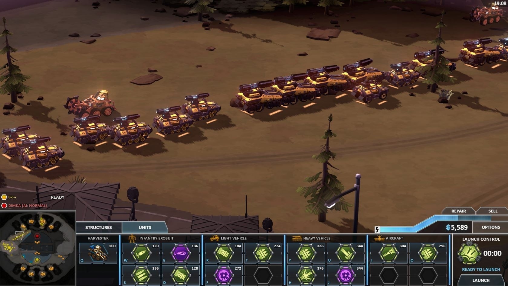 Скриншот из игры Forged Battalion под номером 4