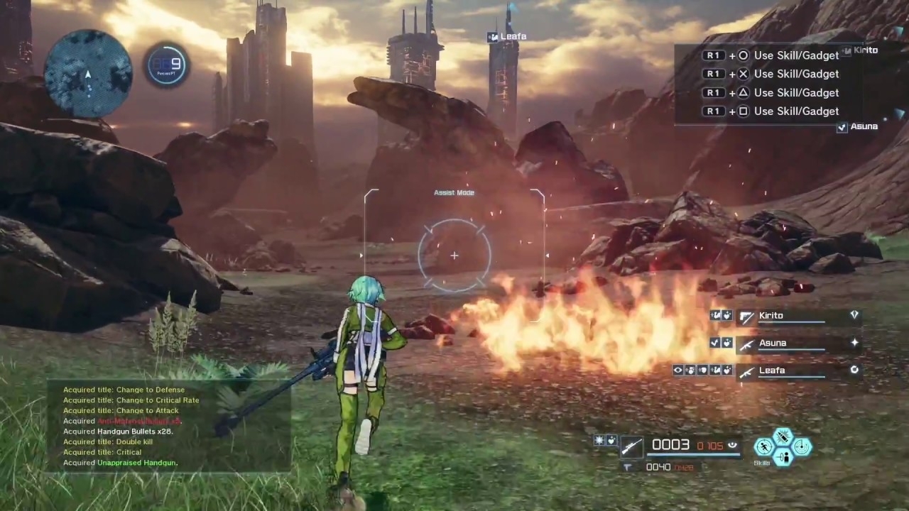 Скриншот из игры Sword Art Online: Fatal Bullet под номером 3