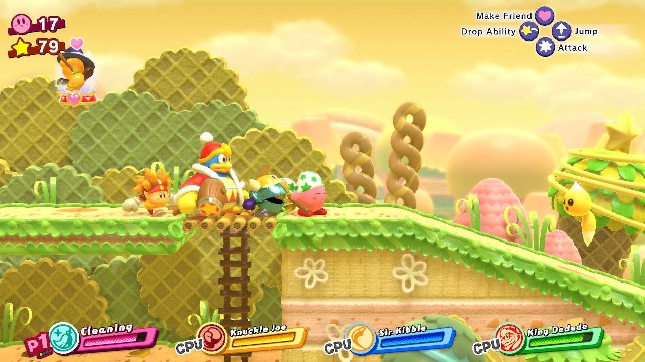 Скриншот из игры Kirby Star Allies под номером 1