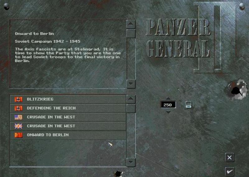 Скриншот из игры Panzer General II под номером 1