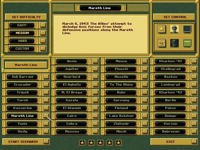 Скриншот из игры Panzer General под номером 2