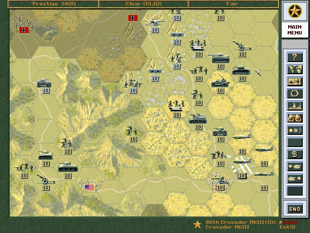 Скриншот из игры Panzer General под номером 3