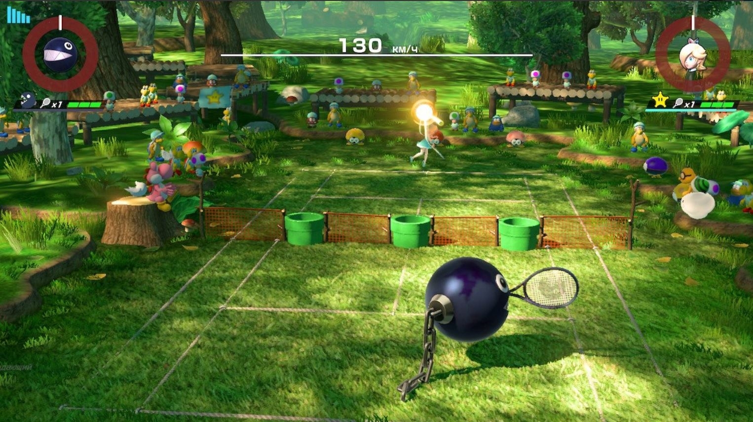 Скриншот из игры Mario Tennis Aces под номером 1
