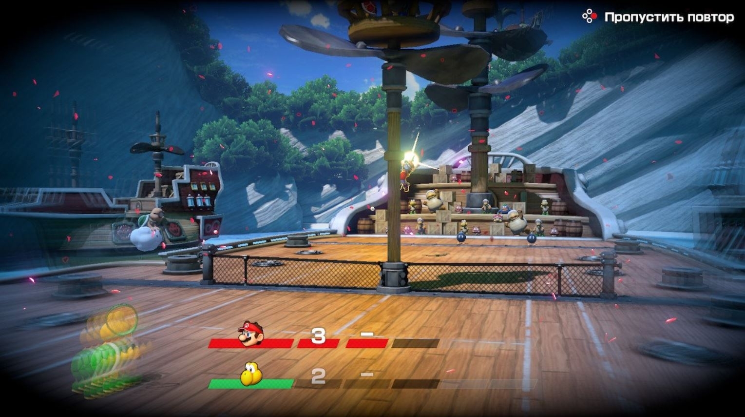 Скриншот из игры Mario Tennis Aces под номером 2