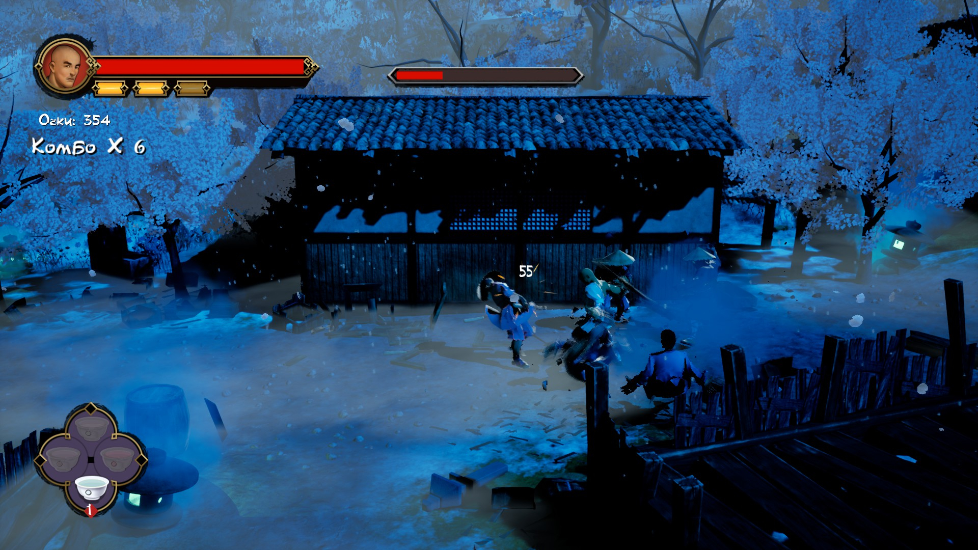 Скриншот из игры 9 Monkeys of Shaolin под номером 13