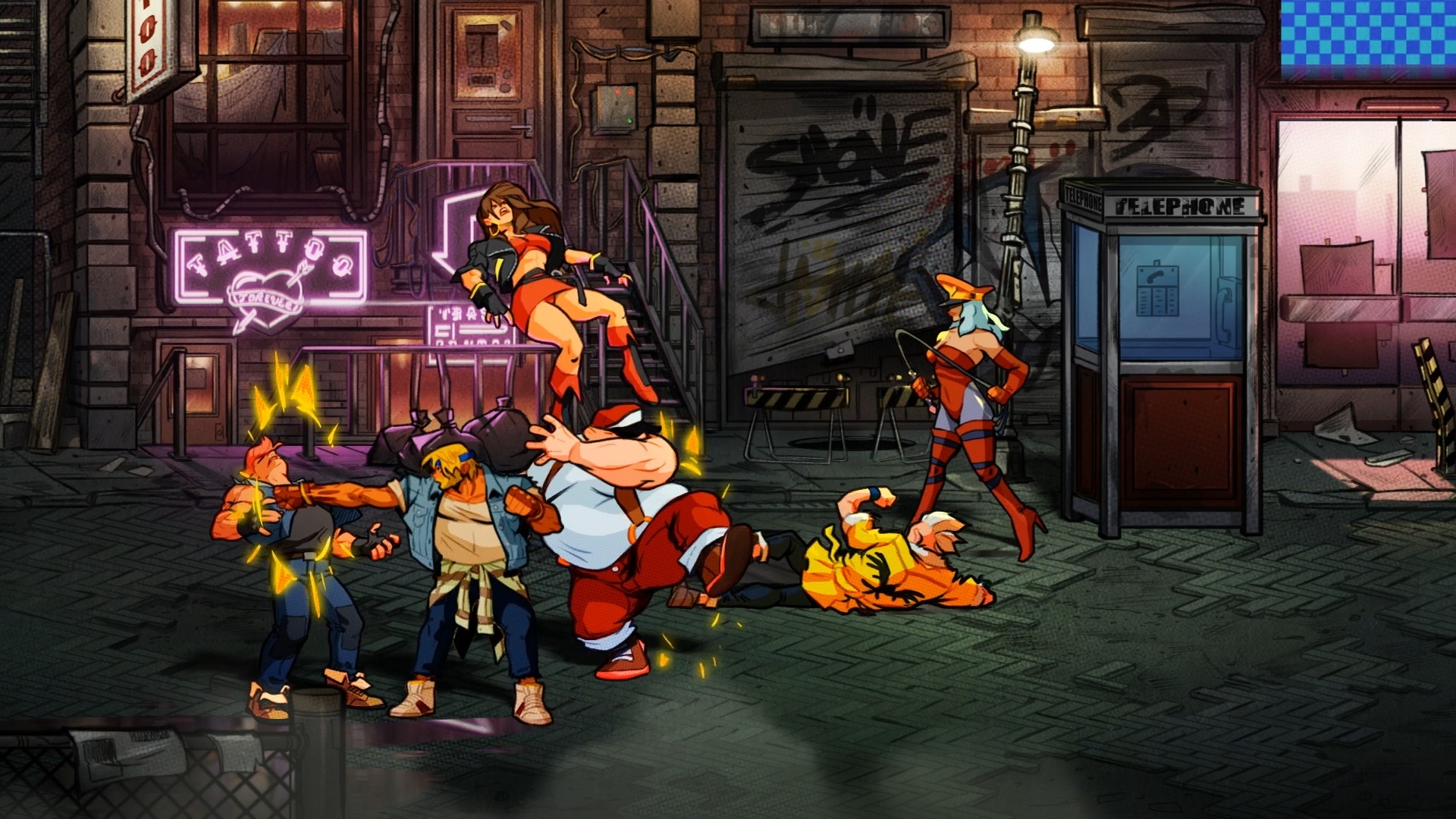 Скриншот из игры Streets of Rage 4 под номером 1