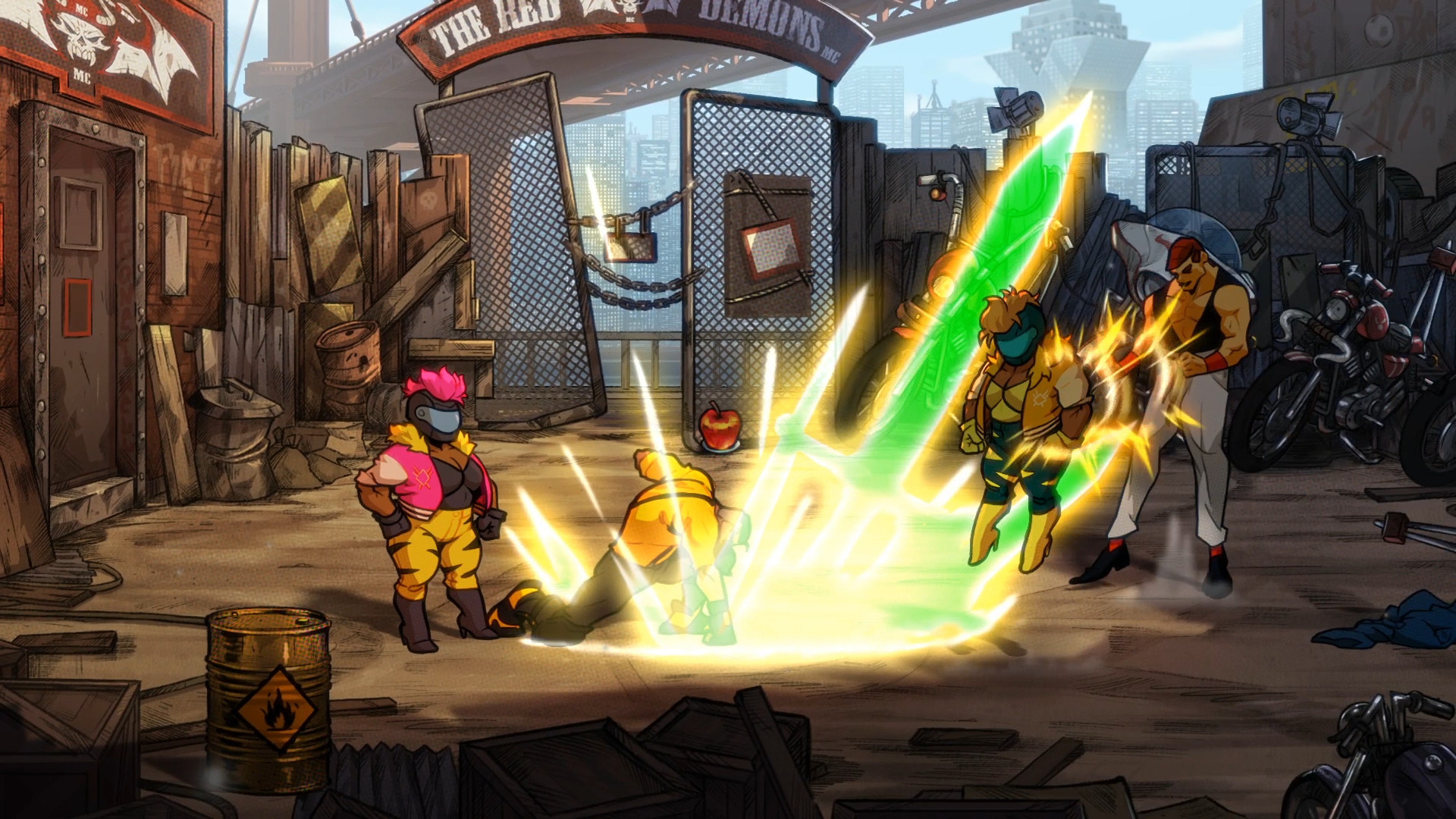 Скриншот из игры Streets of Rage 4 под номером 12