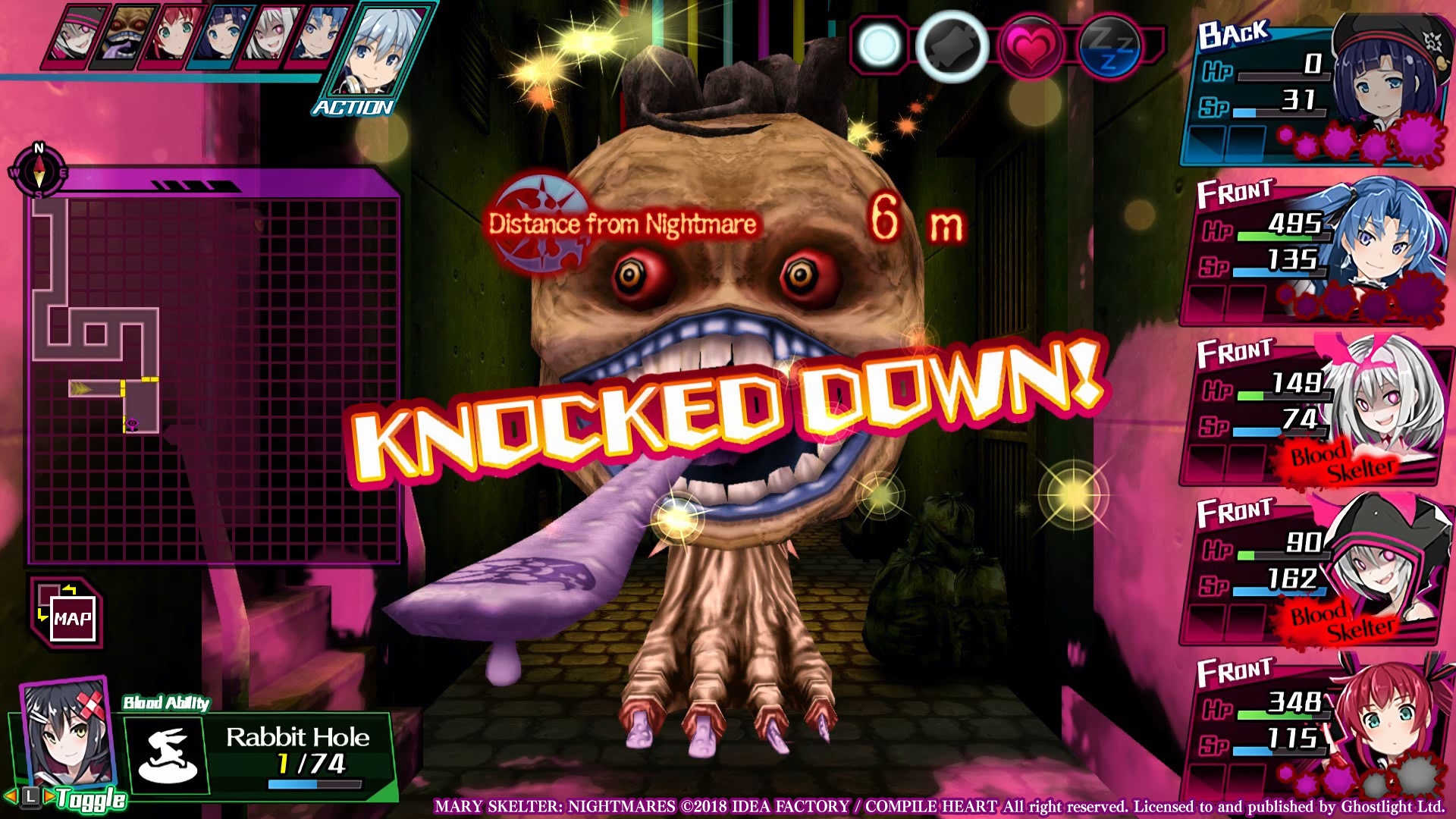 Скриншот из игры Mary Skelter: Nightmares под номером 11