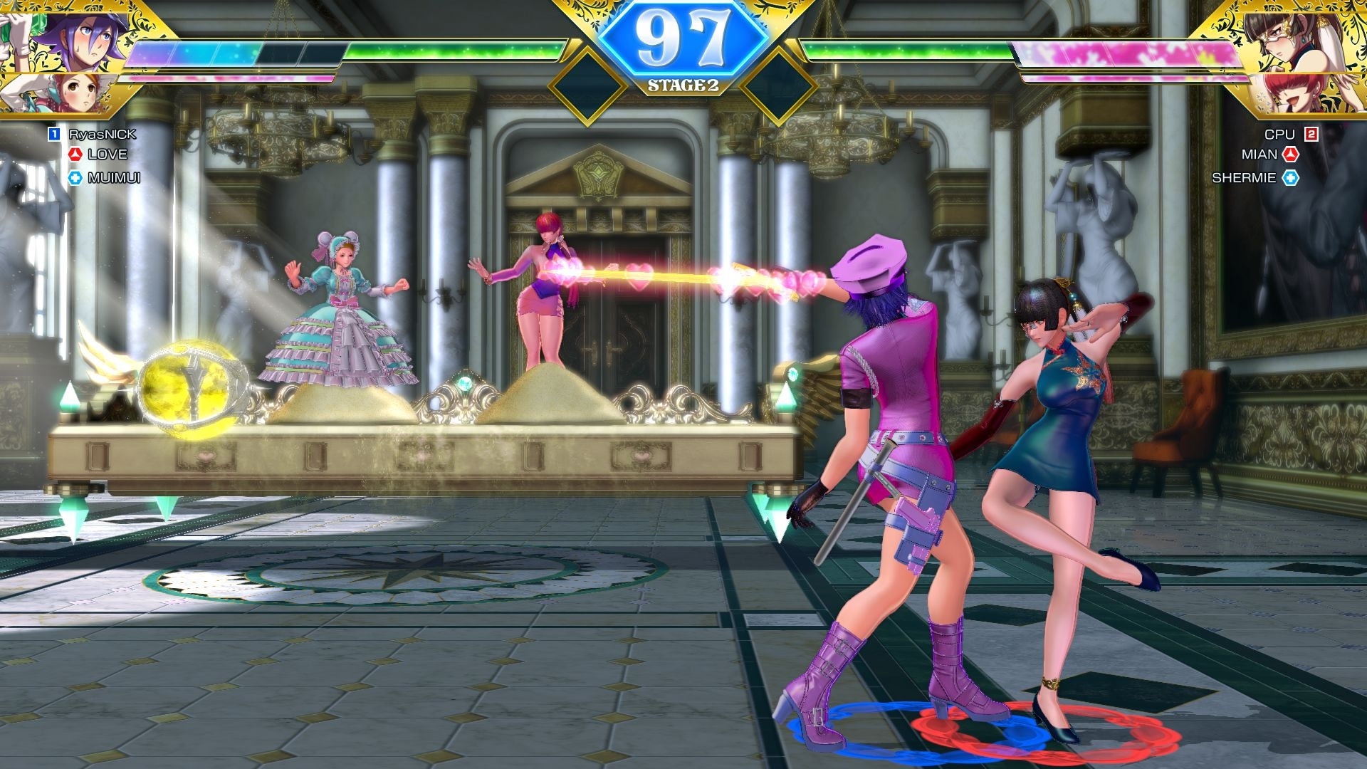 Скриншот из игры SNK Heroines: Tag Team Frenzy под номером 2
