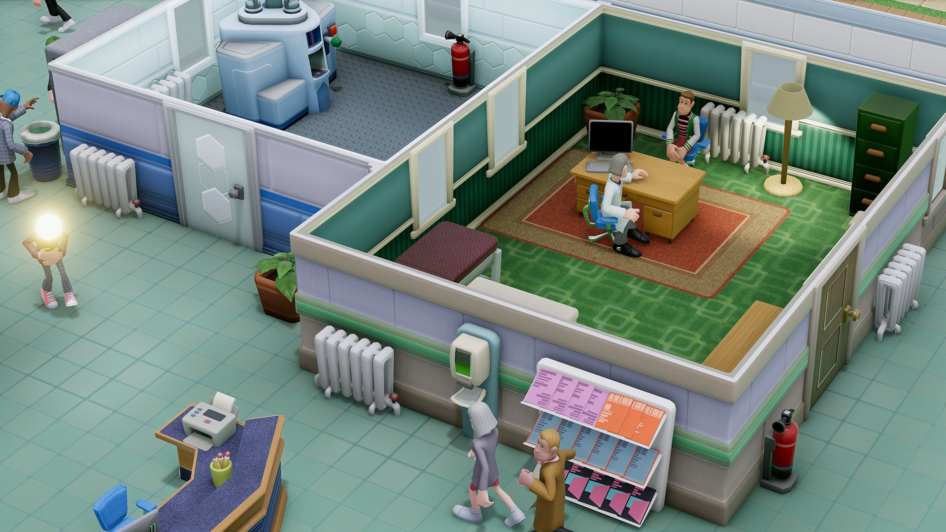 Скриншот из игры Two Point Hospital под номером 10